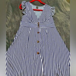 Pinstripe dress